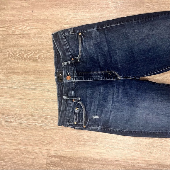 MOTHER The Looker Ankle Fray cat attack jeans - Picture 6 of 7